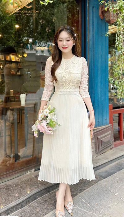 White Dress V5457