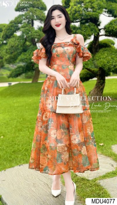 FLEURS D’ÉTÉ – BLOOMING VIBRANCE IN SUNSET TONES | MDU4077