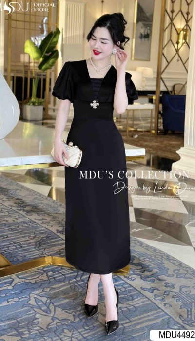 NOIR PRESTIGE – VINTAGE DRAMA IN MODERN BLACK | MDU4492