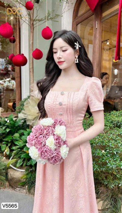 Evelyn Dress V5565