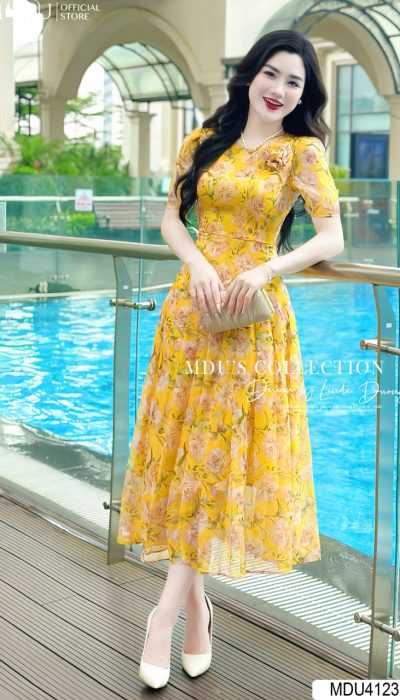 Premium Crafted - Bloom in Yellow Elegance | MDU4123