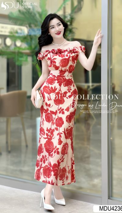 ROUGE PASSION – FLORAL AFFAIR IN RED | MDU4236