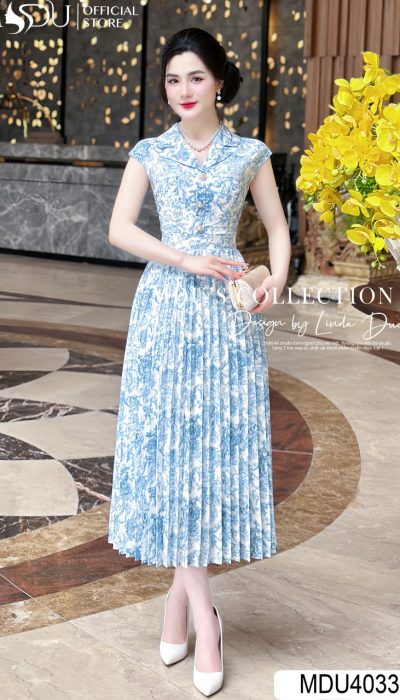 BLEU CLASSIQUE – TOILE ELEGANCE WITH A MODERN TWIST | MDU4033