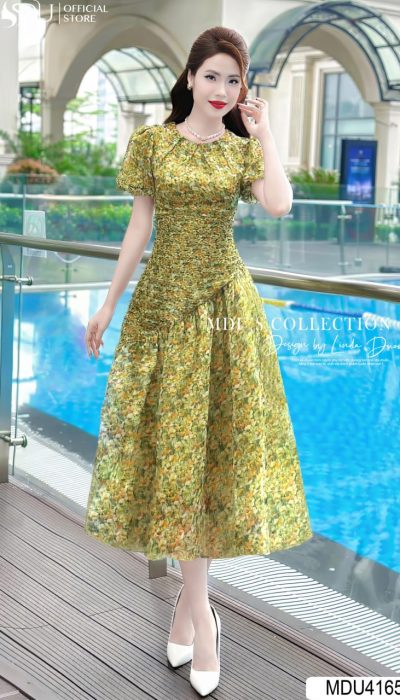 VERT JARDIN – SUMMER SCULPTED ELEGANCE | MDU4165