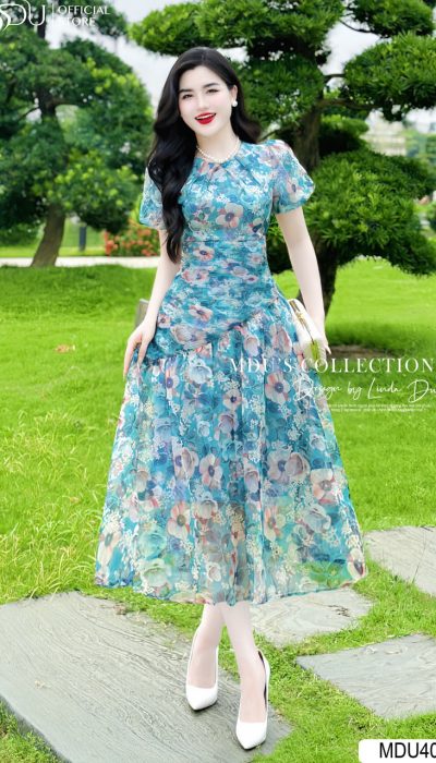 BLEU FLEURI – WHISPERING BLOOMS IN BLUE | MDU4024