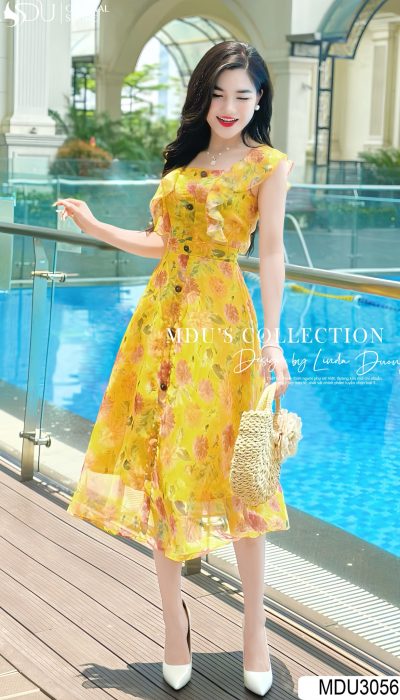 FLEUR EN SOLEIL – FLORAL CHARM IN YELLOW | MDU3056