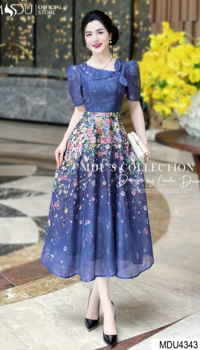 BLEU FLEURI – DREAMY ELEGANCE IN BLOOM | MDU4343