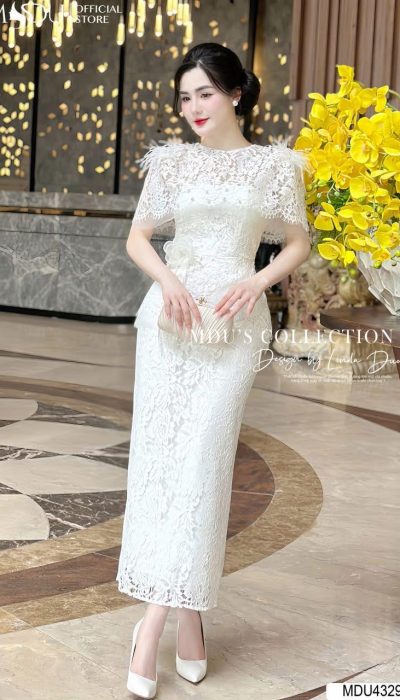 BLANC DOUCEUR – TIMELESS WHITE LACE ELEGANCE | MDU4329