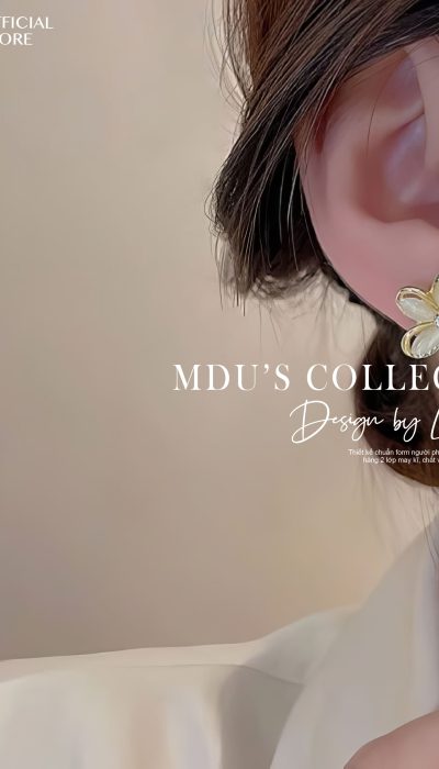 FLEUR DORÉE – Golden Petal Bloom Earrings | VLD053