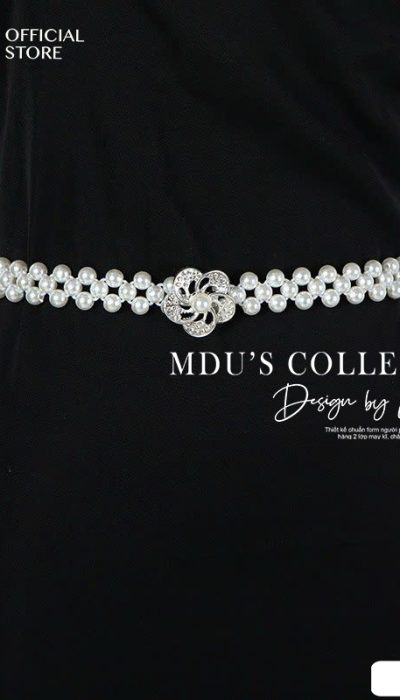 ELEGANCE PEARL – Double Strand Pearl Belt | BLD010