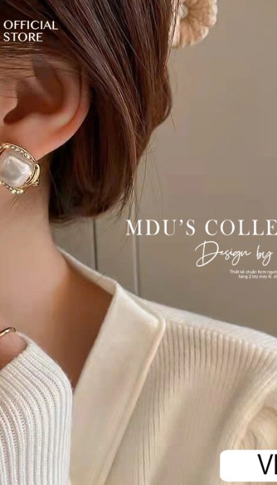 VLD121 – Chic Pearl Cushion Clip-On Earrings