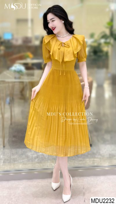 GOLDEN GRACE – THE DRESS THAT CAPTURES LIGHT | MDU2232