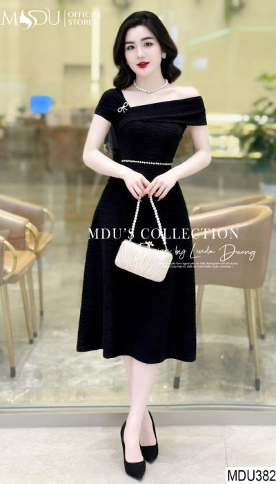 MIDNIGHT GRACE – SOPHISTICATED ELEGANCE IN JAPANESE VISCOSE | MDU3820