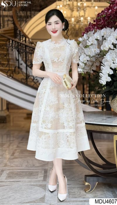 IVORY GRACE – DELICATE LACE ELEGANCE | MDU4607