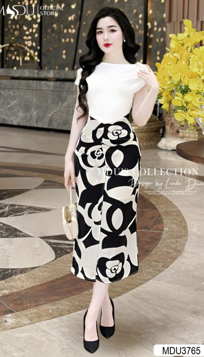 NOIR FLEUR – BOLDLY ELEGANT WITH MODERN MINIMALISM | MDU3765