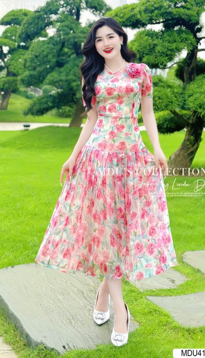 JARDIN DE ROSES – ROMANTICALLY BLOOMING IN PASTEL ELEGANCE | MDU4133