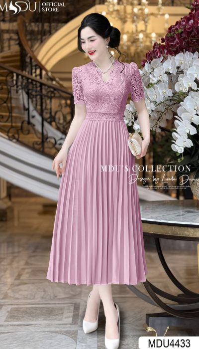 ROSE POUDRÉ – GRACEFUL ROMANCE IN LACE | MDU4433