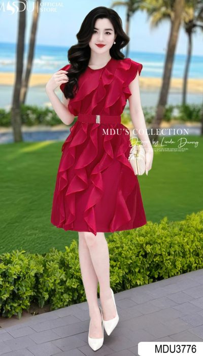 ROUGE CASCADE – Bold, Breezy, And Unapologetically Feminine | MDU3776