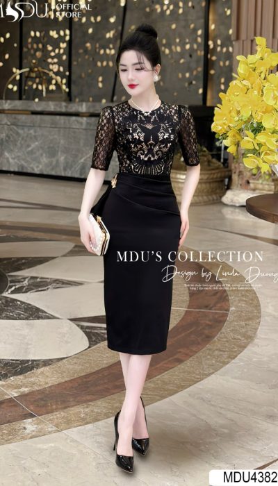 NOIR DÉCLARATION – Elegance Etched In Lace | MDU4382