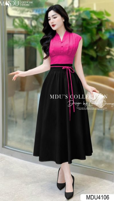 NOIR ROSE – VIBRANT ELEGANCE WITH A MODERN TWIST | MDU4106