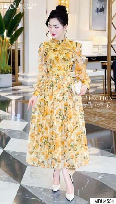 SUNLIT BLOOM – VINTAGE ROMANCE IN FLORAL GLOW | MDU4554