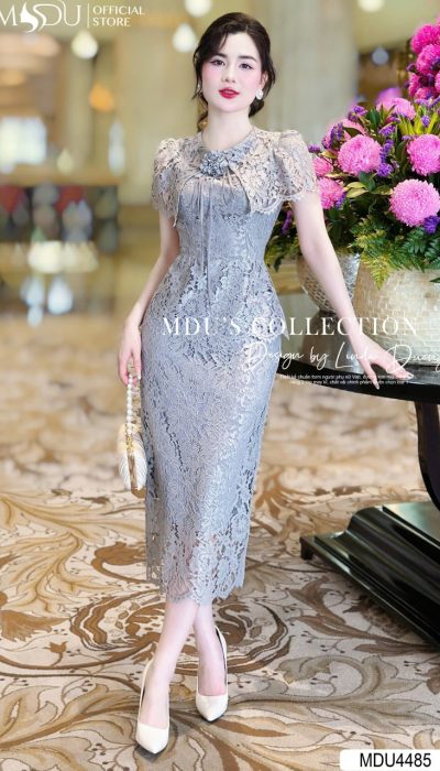 SILVER MUSE – GRACEFUL GLAMOUR IN FINE LACE | MDU4485