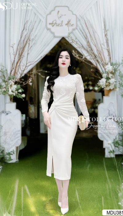 PEARL PETALS – BRIDAL ELEGANCE WITH SCULPTED GRACE | MDU3810