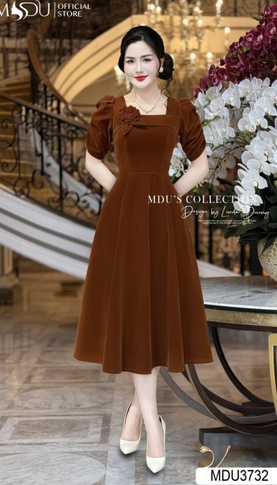 CARAMEL BLOOM – VINTAGE FEMININITY REDEFINED | MDU3732