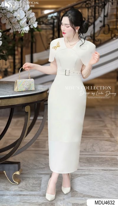 IVORY SERENITY – POWERFUL GRACE IN PURE WHITE | MDU4632