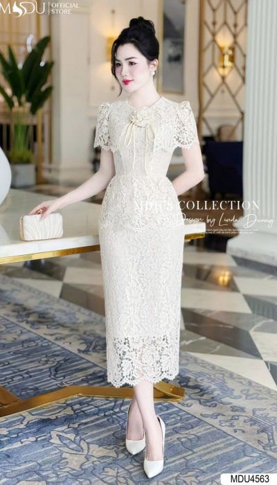 CRÈME LACE POESY – TIMELESS ROMANCE IN IVORY | MDU4563