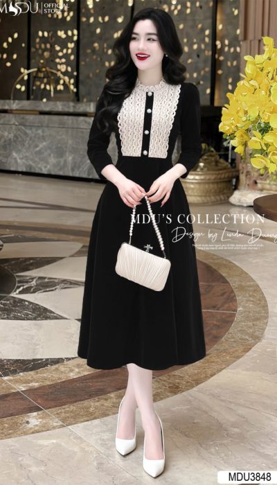 NOIR ÉLITE – CLASSIC CONTRAST WITH PARISIAN GRACE | MDU3848