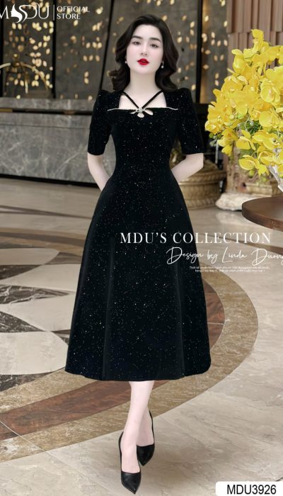 NOIR GALAXY – SPARKLE WITH ELEGANCE AND MYSTERY | MDU3926