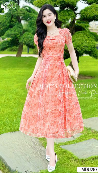 ROSÉ D’ÉTÉ – GRACEFUL BLOOM IN SUNSET CORAL | MDU2872