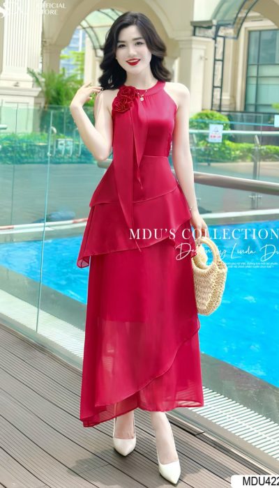 CRIMSON ALLURE – GRACE IN MOTION | MDU4222