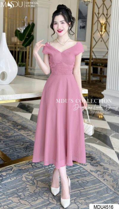ROSE DOUCEUR – FEMININE GRACE IN DUSTY PINK | MDU4516