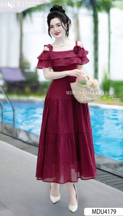 BOURGOGNE BRISE – SUMMER ROMANCE IN WINE RED | MDU4179