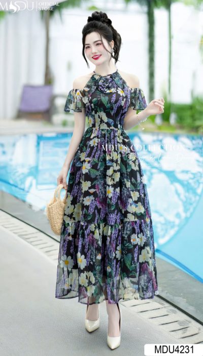 FLEUR NOCTURNE – BOTANICAL SUMMER ELEGANCE | MDU4231