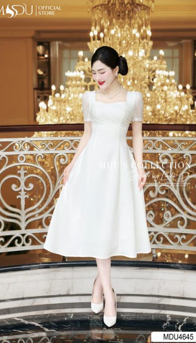 BLANC D’ÉTOILE – PURE GRACE IN SATIN WHITE | MDU4645