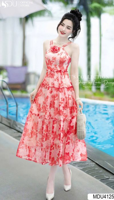 FLORA CORAIL – VIBRANT RESORT BLOOM | MDU4125