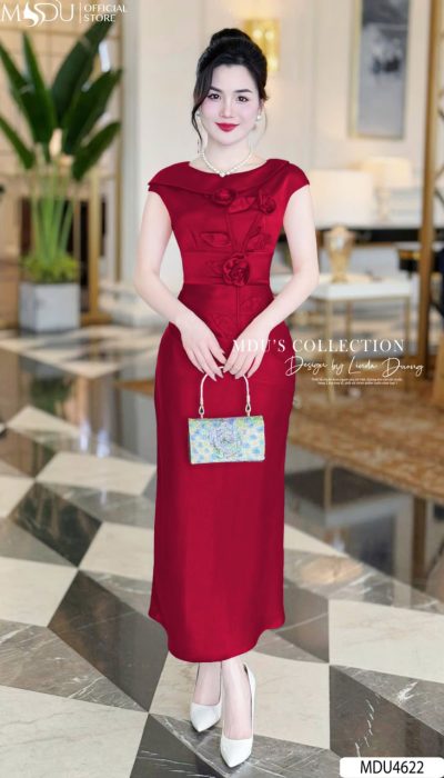 ROUGE FLEURÉE – SCULPTED BLOSSOM IN CRIMSON | MDU4622
