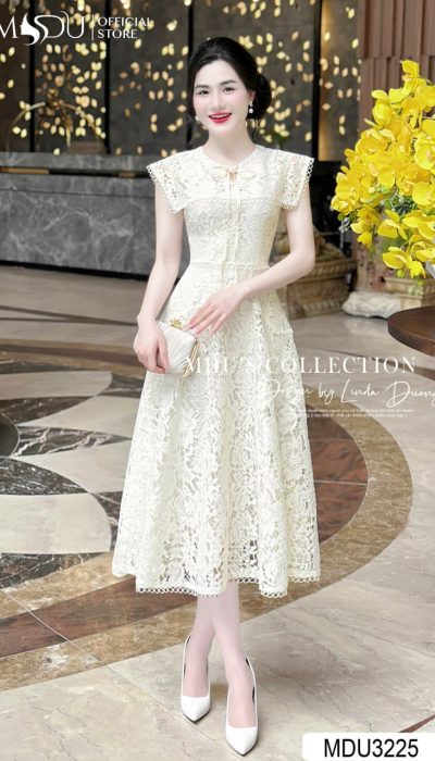IVORY BLOOM – WHERE ROMANCE MEETS CLASSIC LACE | MDU3225