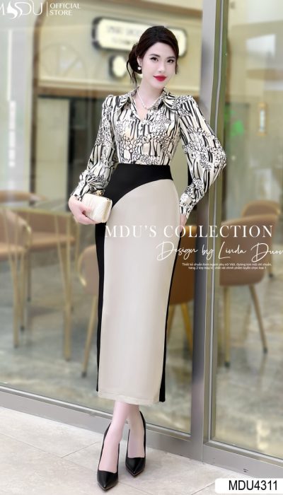 SILK HARMONY – ELEGANT MIXED SILK DESIGN | MDU4311