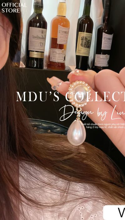 REINE PERLÉE – Royal Pearl Drop Earrings | VLD059