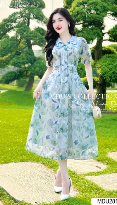 ETHEREAL GARDEN DRESS - DELICATE CHARM | MDU2811