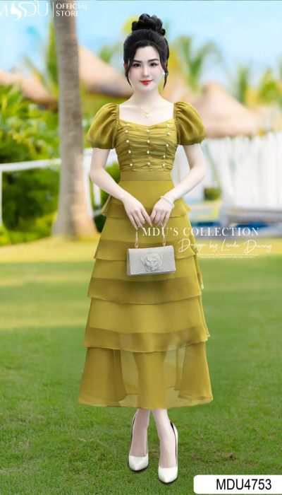 OLIVE GLORY – GRACEFUL TIERED CHARM | MDU4753