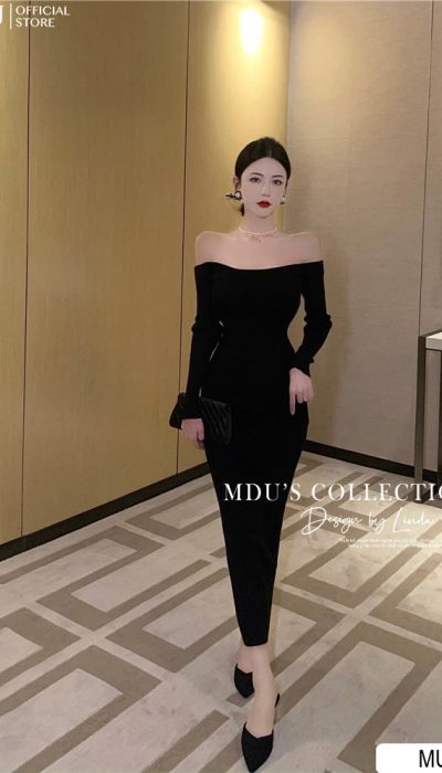 Midnight Grace Backless Gown - MUS089