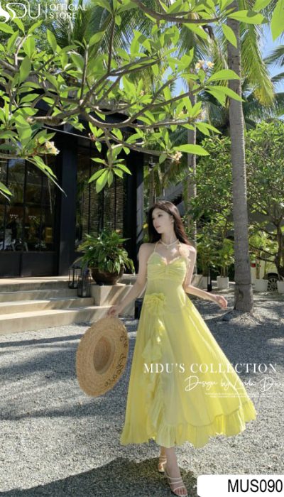 Sunbeam Blossom Maxi Dress - MUS090