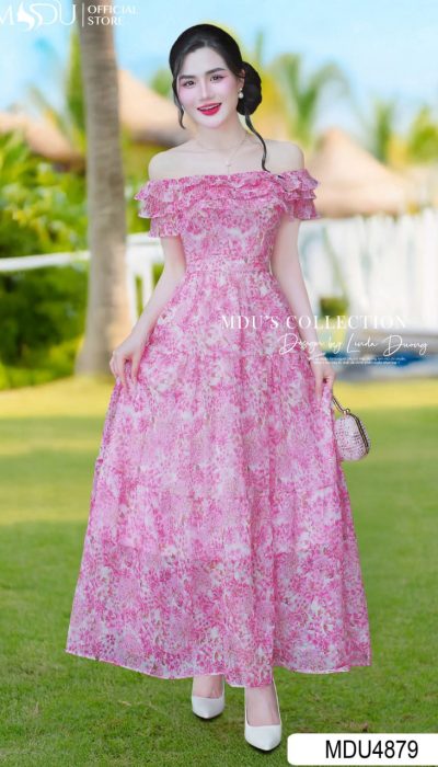FLEUR D’ÉTÉ – ROMANTIC TIERED BLOOMS IN BLUSH | MDU4879