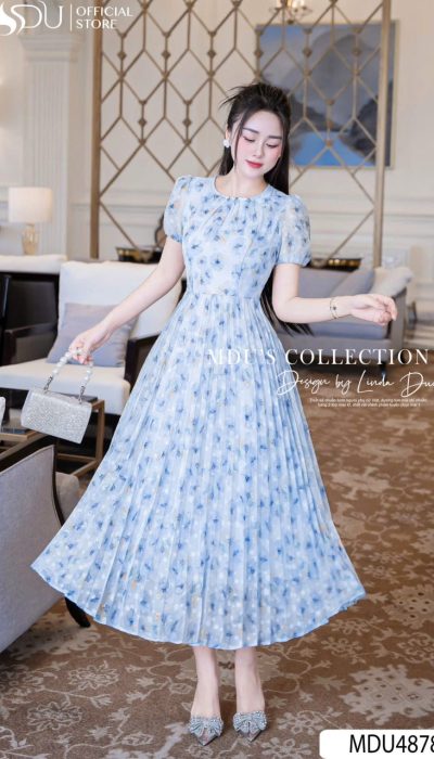 BLEU POÉTIQUE – WHISPERING BLOOMS IN SKY | MDU4878