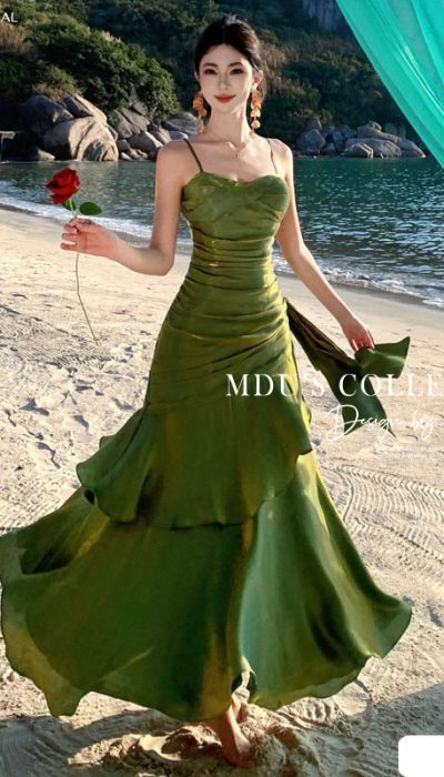 EMERALD MUSE DRESS - MUS100